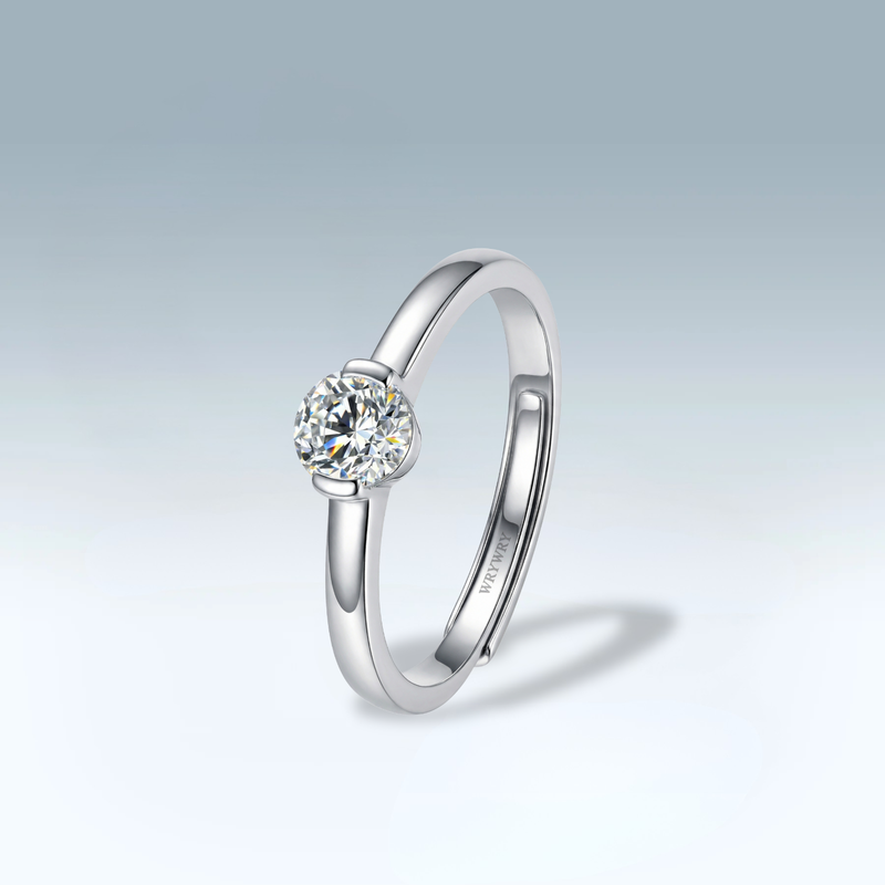 Moissanite Luna Ring