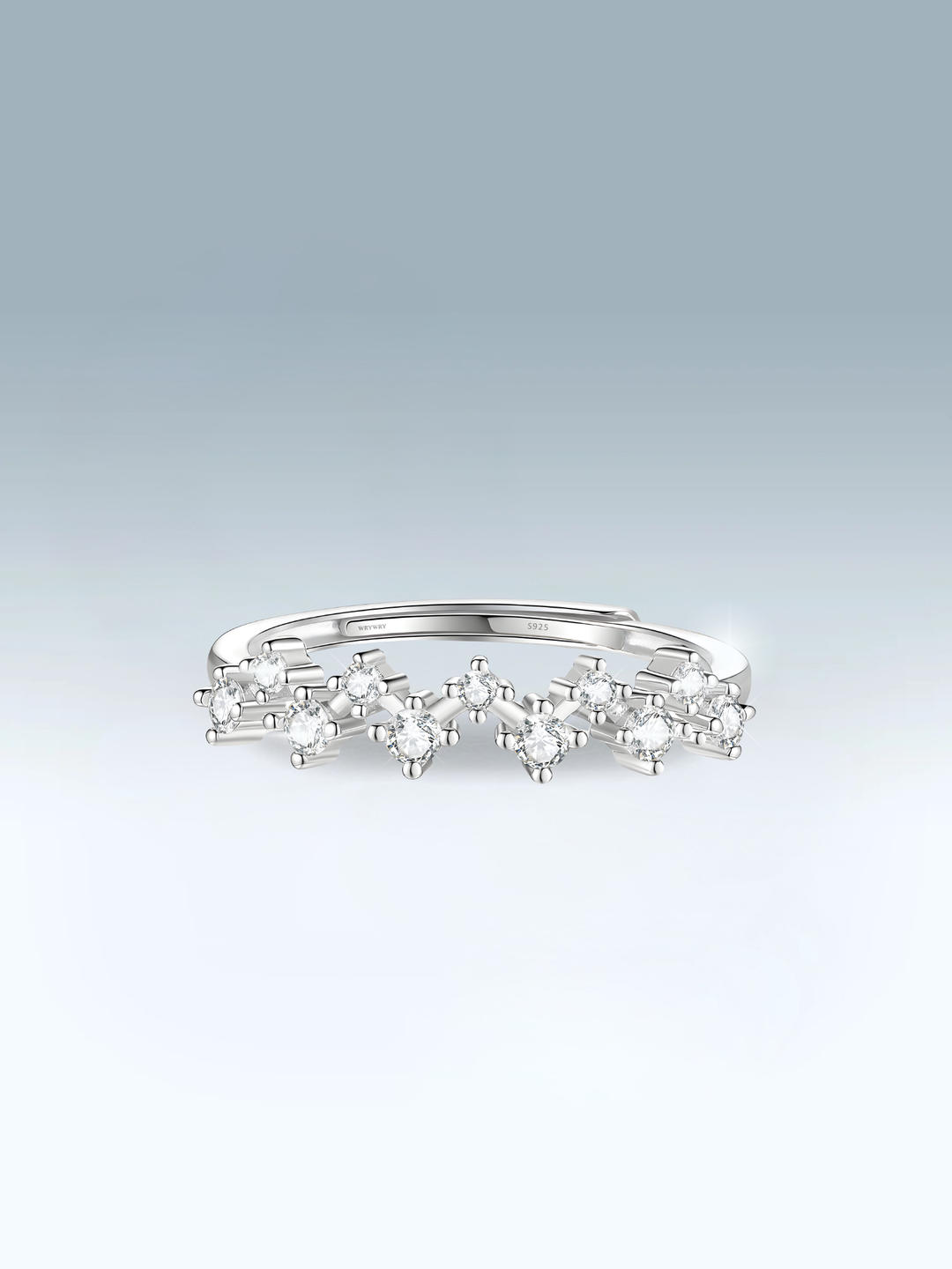 Moissanite ZigZag Ring - WRYWRY