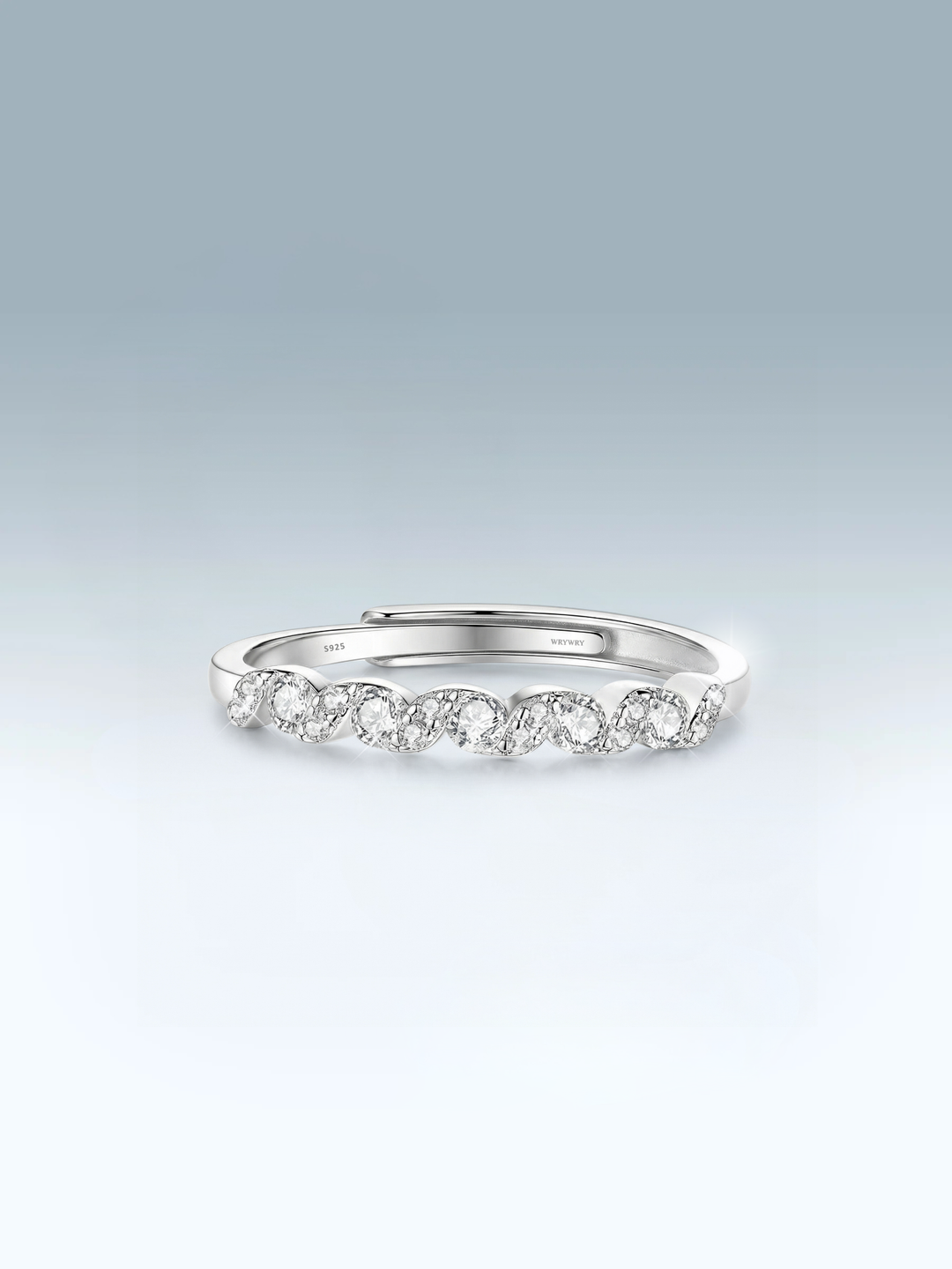 Moissanite Braid Ring - WRYWRY