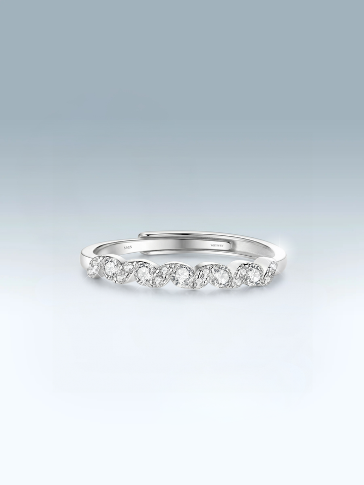 Moissanite Braid Ring - WRYWRY