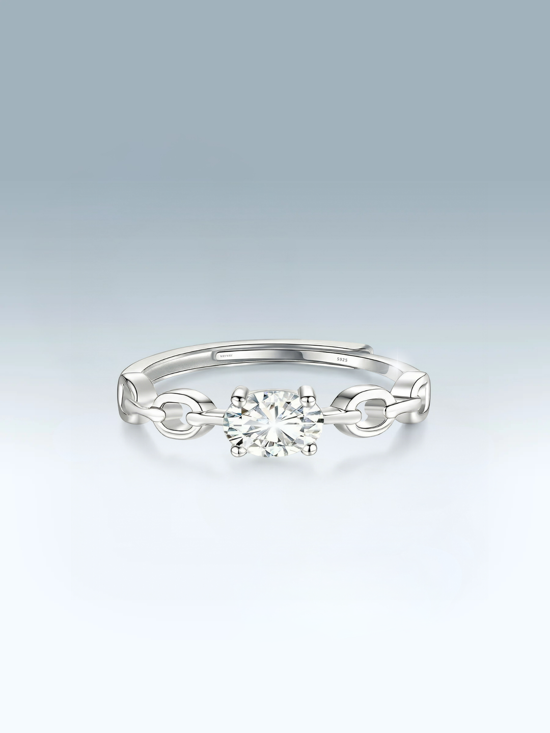 Moissanite Link Ring - WRYWRY