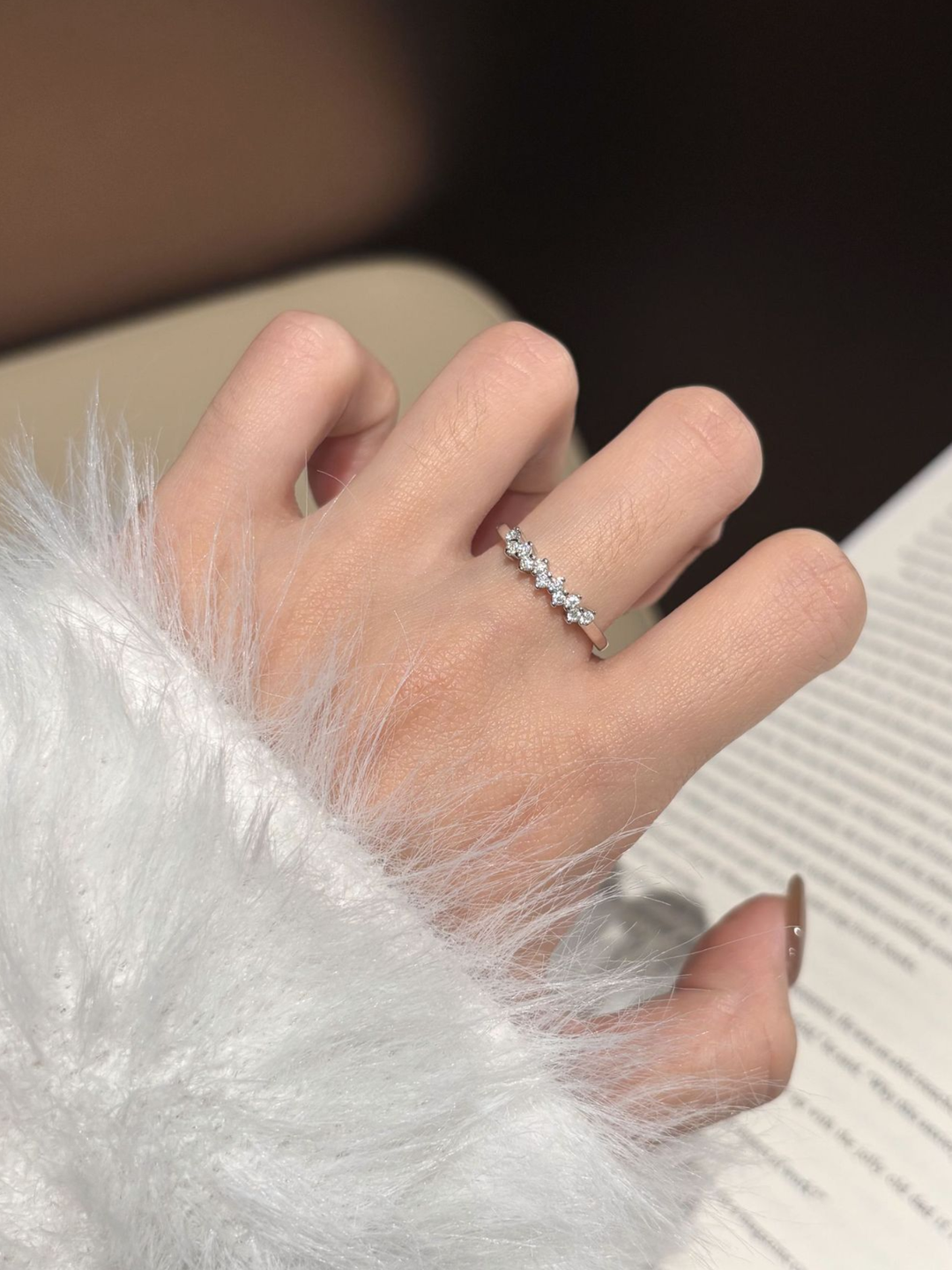 Moissanite Zig Ring - WRYWRY