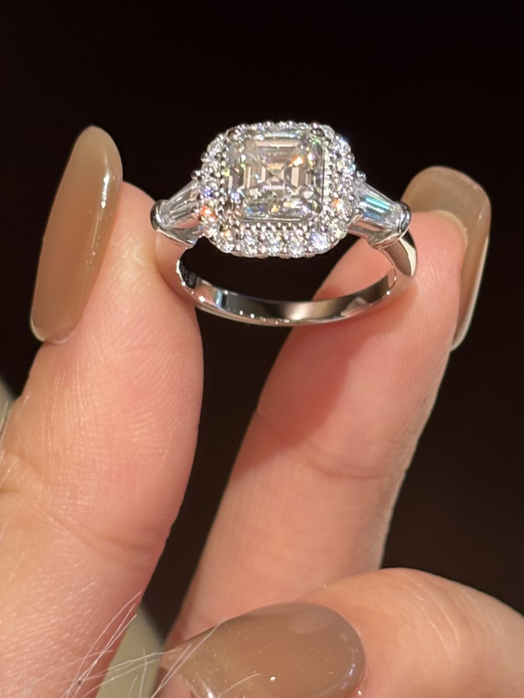 Moissanite Duchess Ring
