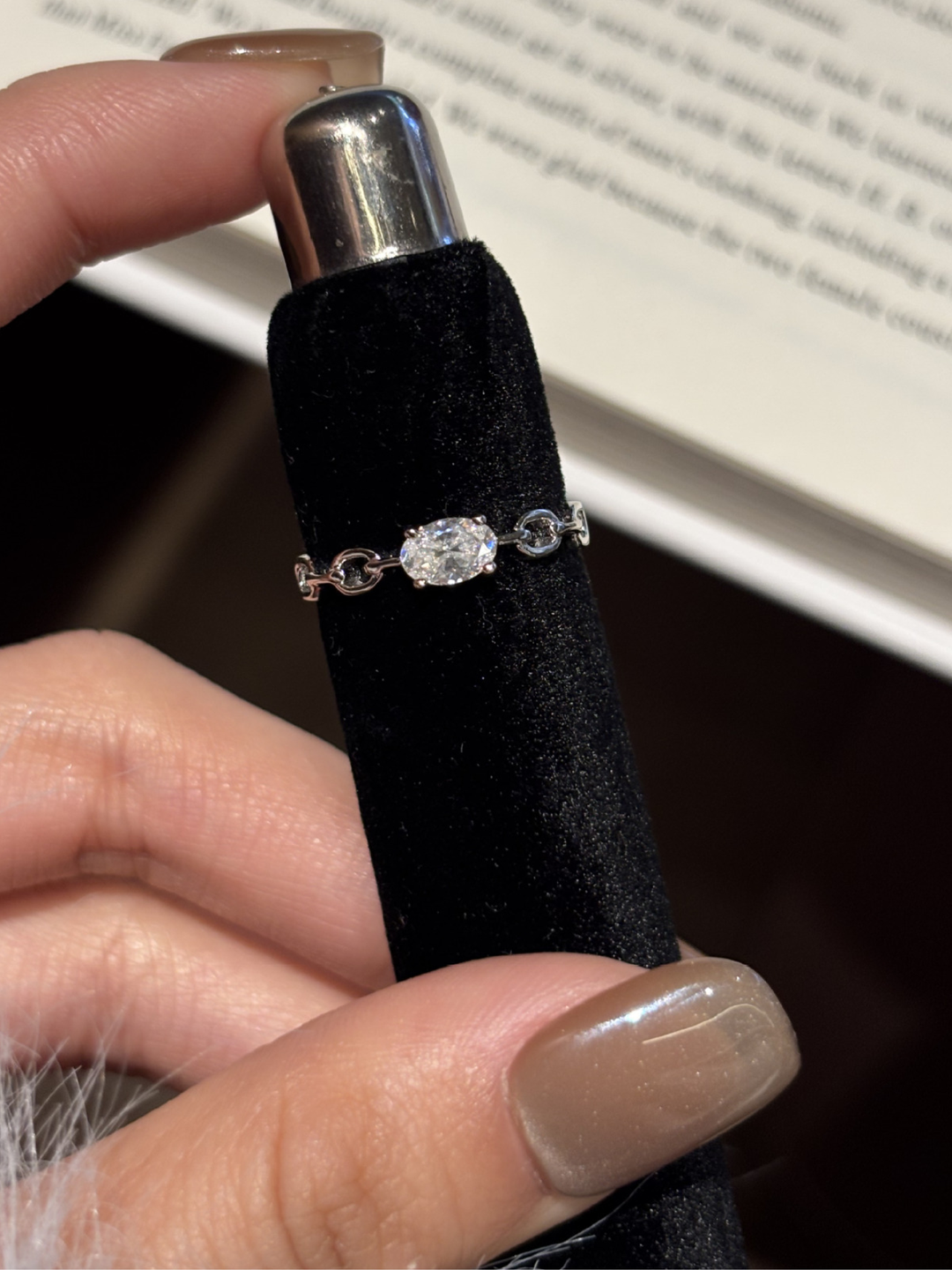 Moissanite Link Ring - WRYWRY