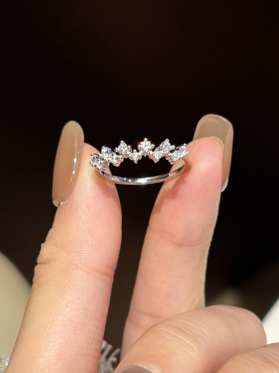 Moissanite ZigZag Ring - WRYWRY