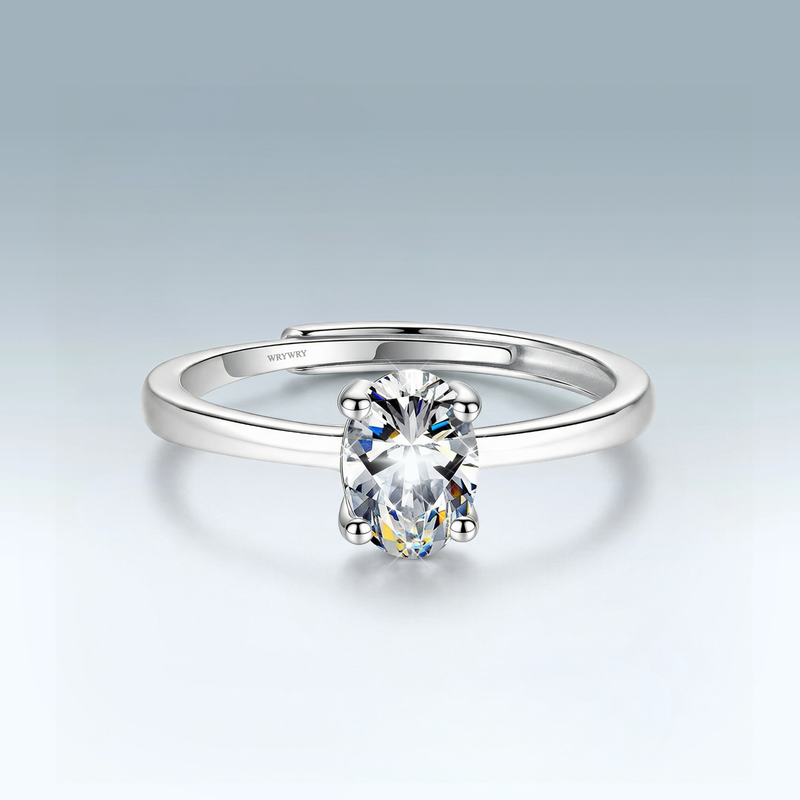 Moissanite Ovaline Ring