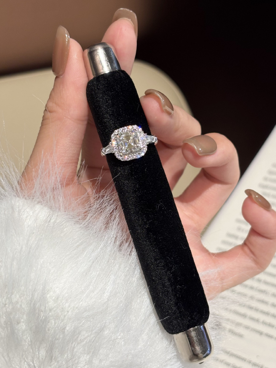 Moissanite Duchess Ring