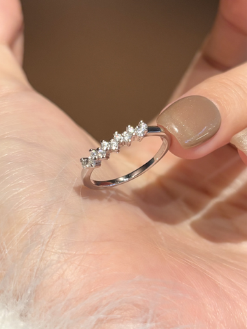 Moissanite Zig Ring - WRYWRY