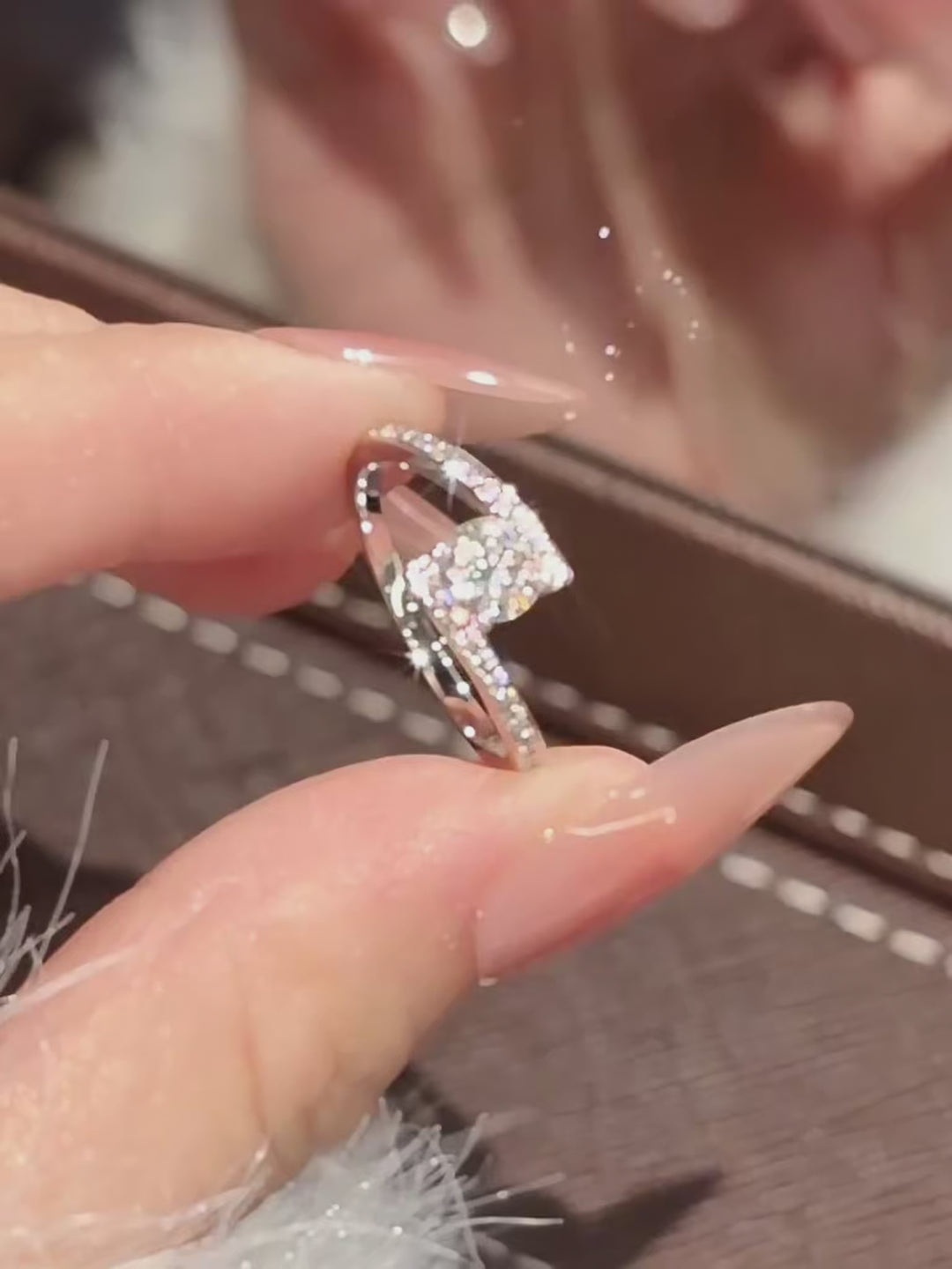 Moissanite Wrap Ring