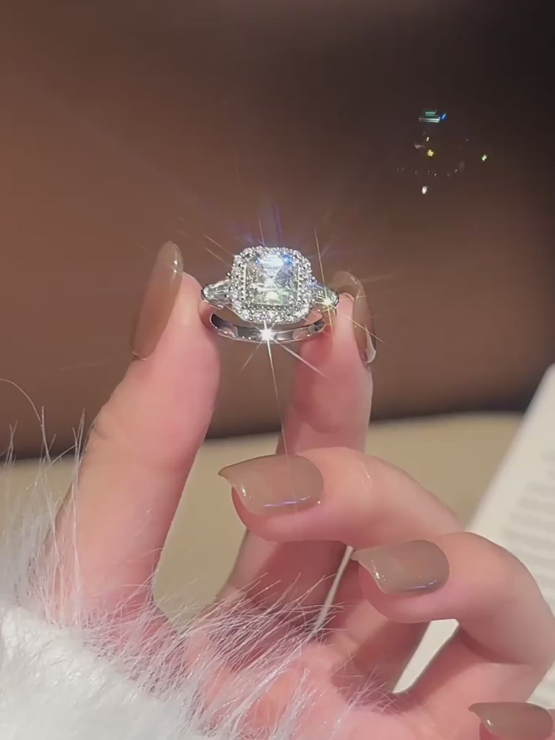 Moissanite Duchess Ring